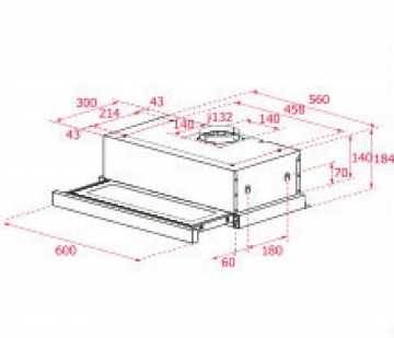 Hota incorporabila telescopica Teka CNL 6415 Plus White, 60 cm, alba