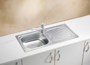 Poza Chiuveta de bucatarie Alveus din inox BASIC 80 SATIN STANGA