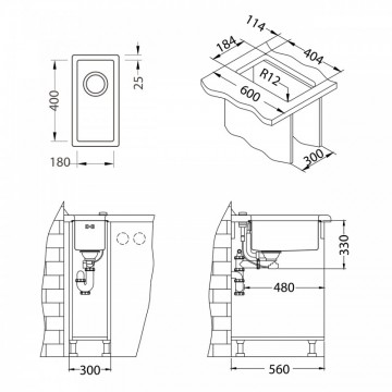 Poza Chiuveta de bucatarie Alveus din inox Quadrix 10