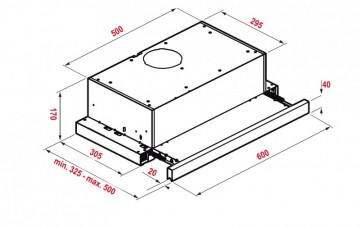 Poza Hota Telescopica Pyramis Ecoline Inox