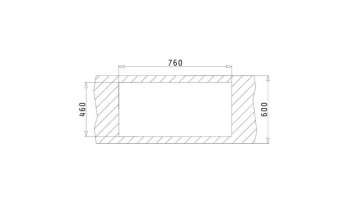 Poza Chiuveta bucatarie SPARTA PLUS 78x48 1B 1D Snow