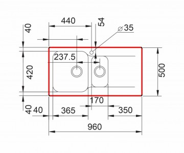 Poza Chiuveta soft compozit Pyramis Level DUROTHEK 1 1/2B 1D ST