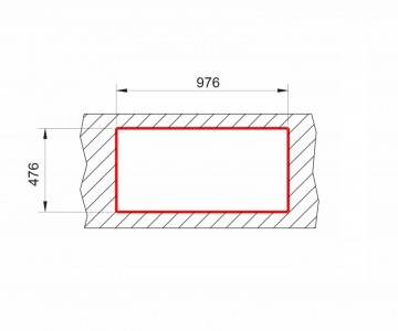 Poza Chiuveta soft compozit Pyramis SIERRA Durothek 100X50 1B1D ST