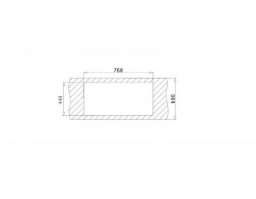 Poza Chiuveta bucatarie MIDO PLUS 78x46 1B1D Carbon